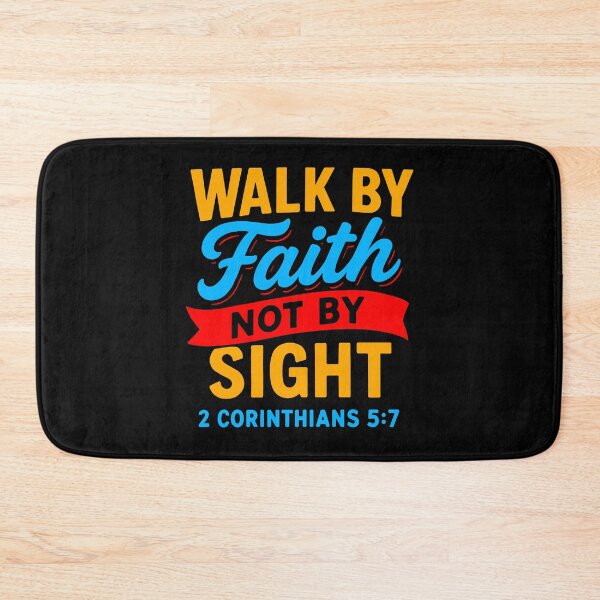 Item preview, 2 Corinthians 5:7 Walk By Faith Not By Sight designed and sold by plushism.