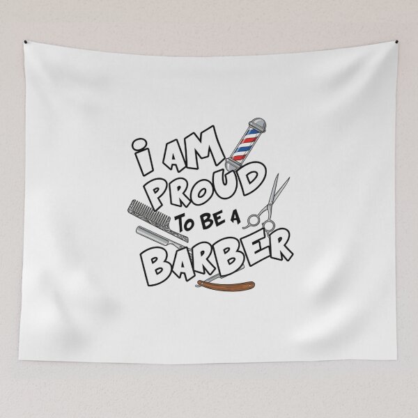 Item preview, Proud to Be a Barber – Classic Barber Life Design designed and sold by Kavya Art.