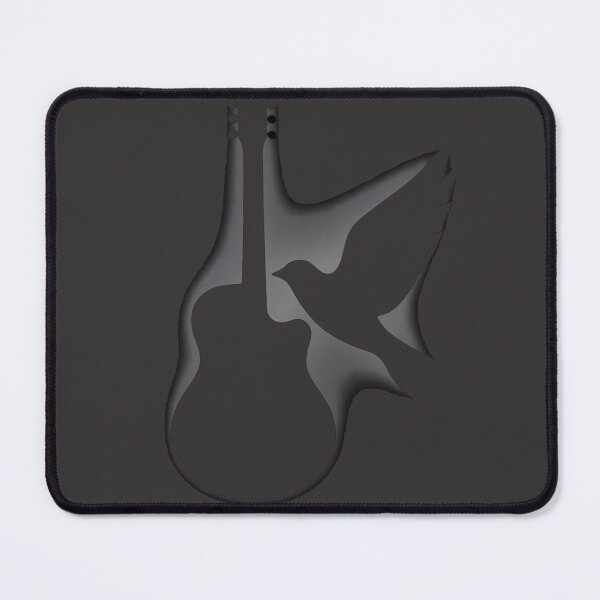 Item preview, Freedom Melody T-Shirt – Guitar & Bird Artistic Music Tee designed and sold by KDesignCrafts.