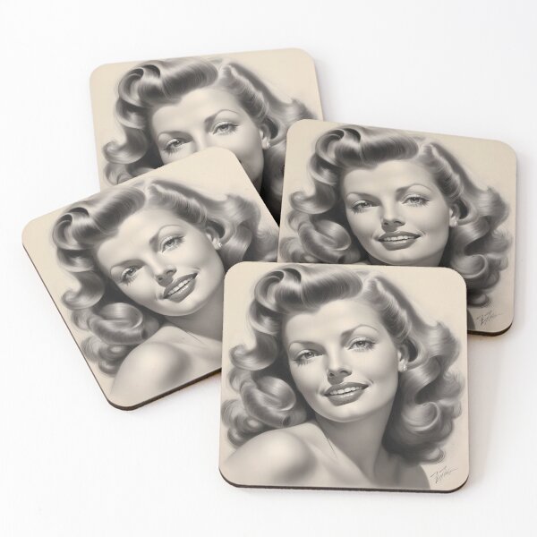 Item preview, Rita Hayworth designed and sold by WorldofCharcoal.