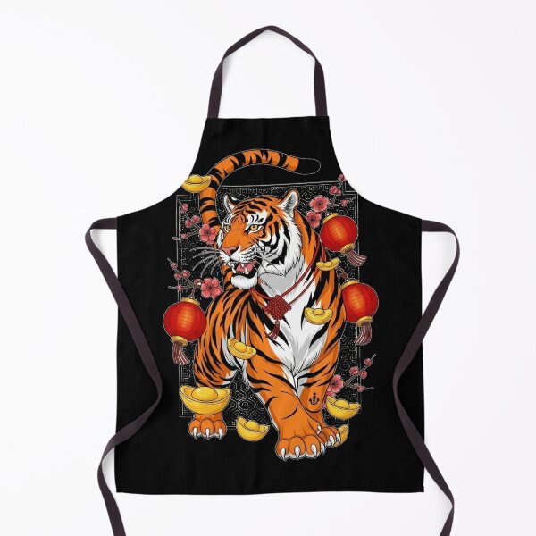 Item preview, Majestic Fortune Tiger Art designed and sold by ZodiacWonders.