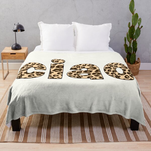 Artikelvorschau, Ciao Leopardenmuster entworfen und verkauft von Jeallan Designs.