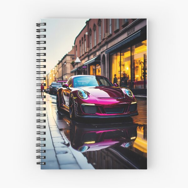 Item preview, Motorsport Inspired Supercar Posed In Evening Shopping District designed and sold by RevUpDesign.