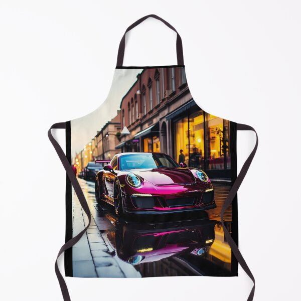 Item preview, Motorsport Inspired Supercar Posed In Evening Shopping District designed and sold by RevUpDesign.