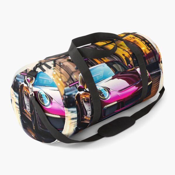 Item preview, Motorsport Inspired Supercar Posed In Evening Shopping District designed and sold by RevUpDesign.