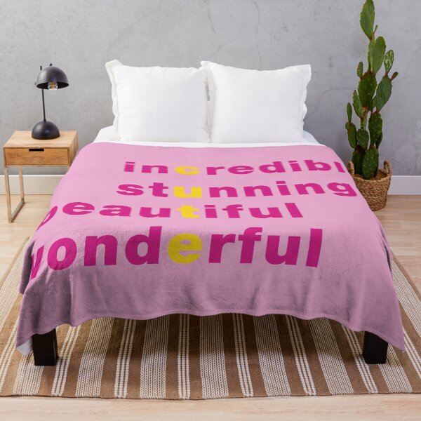 Item preview, Incredibly Cute Helvetica Text Art in Yellow and Pink designed and sold by Pinkdeer Designs.