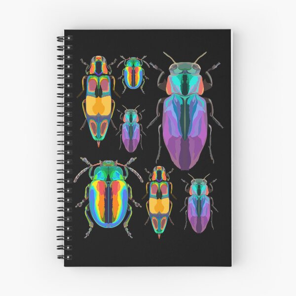 Item preview, J is for Jewel Beetle,Jewel Beetle Illustration – Colorful Insect Art for Nature and Wildlife Enthusiasts designed and sold by PrettylittlepastelUk.