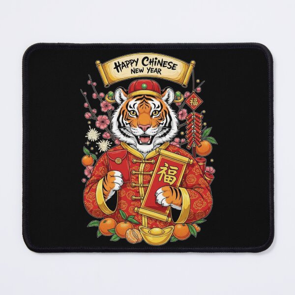 Item preview, Auspicious Tiger Celebration designed and sold by ZodiacWonders.