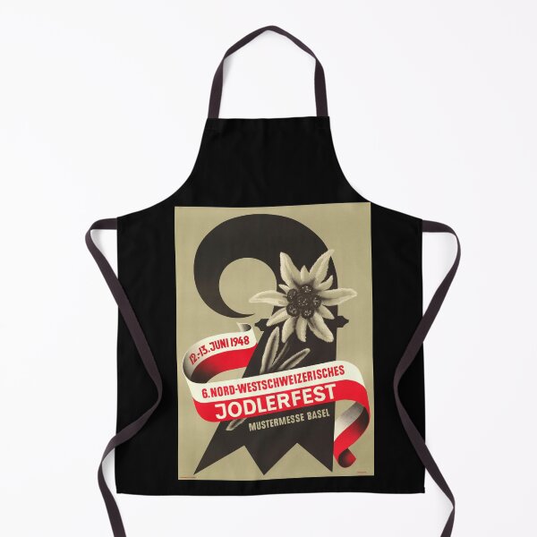Item preview, Swiss Yodeling Festival Poster | 1948 Basel Art Print | Vintage Graphic Design | Edelweiss & Bold Typography | Mid-Century Decor designed and sold by artofuniverse.
