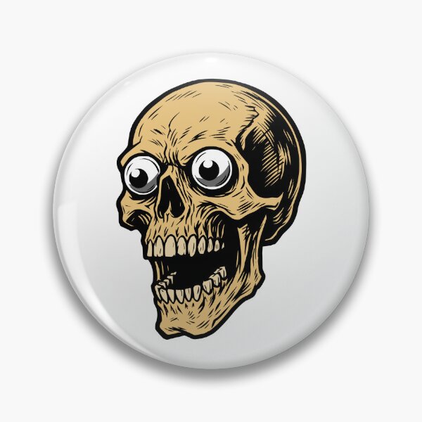 Item preview, Googly Eyed Skull designed and sold by sirglennbo.