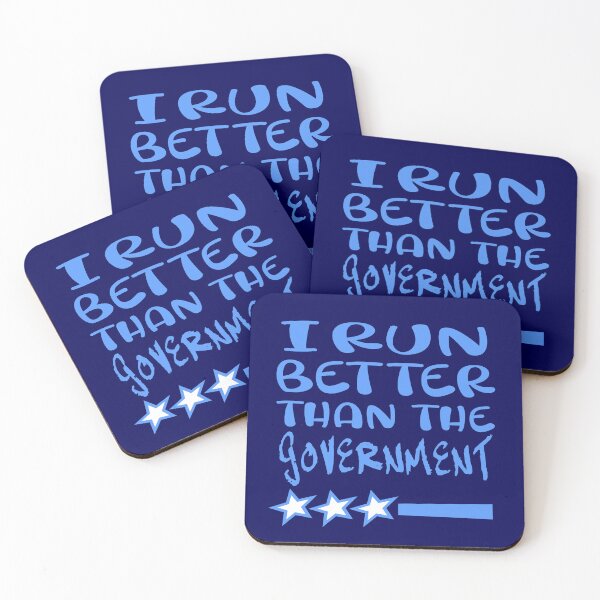 Item preview, Funny Running Quote Runners I Run Better than the Government designed and sold by Colorfulman.