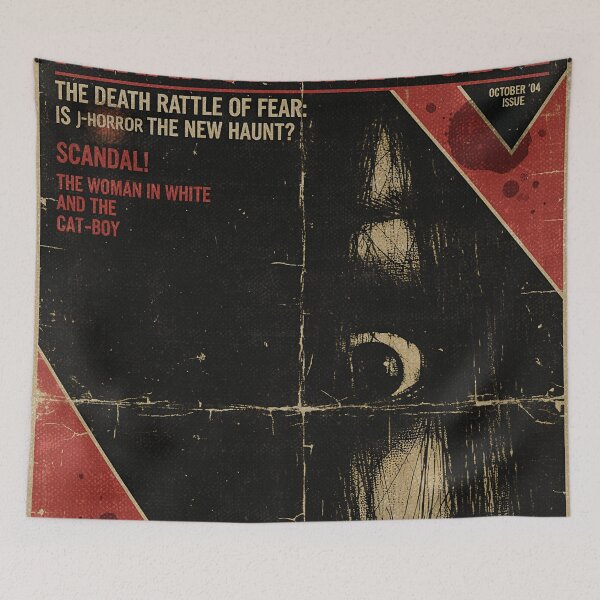 Item preview, Paranormal Pulse: Retro 2000s J-Horror Ghost Magazine Cover Aesthetic designed and sold by vaerk.