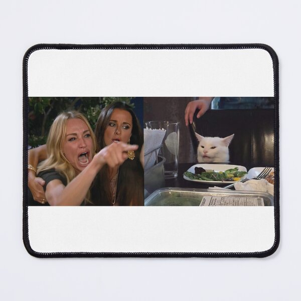 Item preview, Woman yelling at a cat designed and sold by Yugengen.