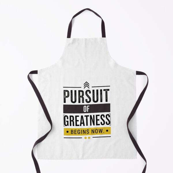 Item preview, Pursuit of Greatness Begins Now – Motivational Quote Design designed and sold by Kavya Art.