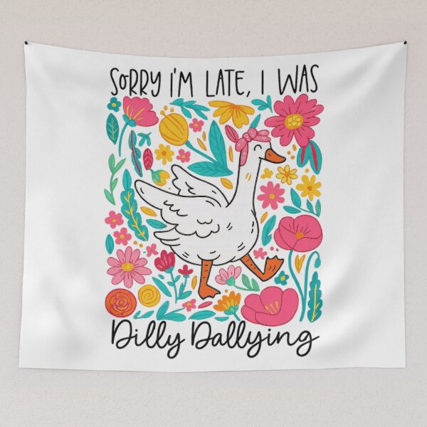 Item preview, Dallying Dilly Retro Classic Late Funny I'm Vintage Sorry Was Saying I designed and sold by PEDDAKAPRADEEP.