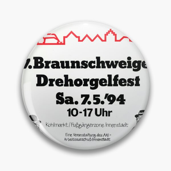 Item preview, 7 Braunschweiger Drehorgelfest Poster | Organ Festival Art Print | Vintage Music Poster | Braunschweig Skyline & Lion Design designed and sold by artofuniverse.