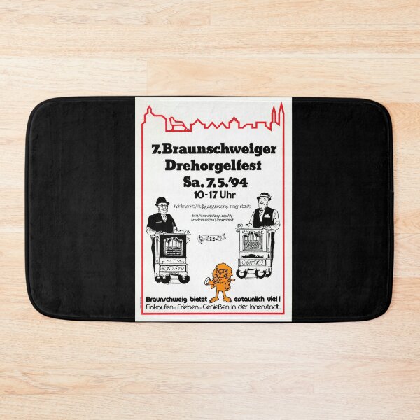 Item preview, 7 Braunschweiger Drehorgelfest Poster | Organ Festival Art Print | Vintage Music Poster | Braunschweig Skyline & Lion Design designed and sold by artofuniverse.