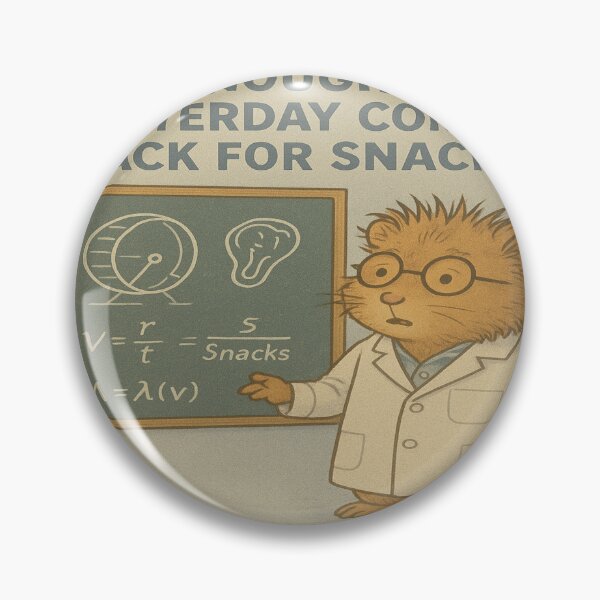 Item preview, The Hamster Professor of Time Travel – Advanced Studies in the Wheel Continuum designed and sold by ReineDingo.