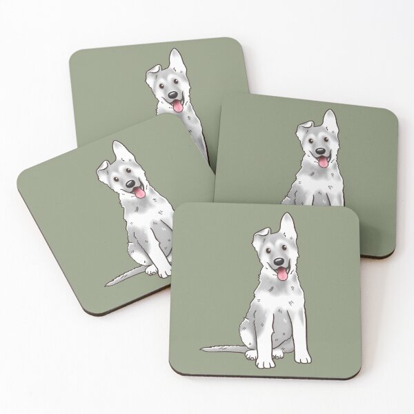Item preview, Light White German Shepard designed and sold by Natalie Gibbs.