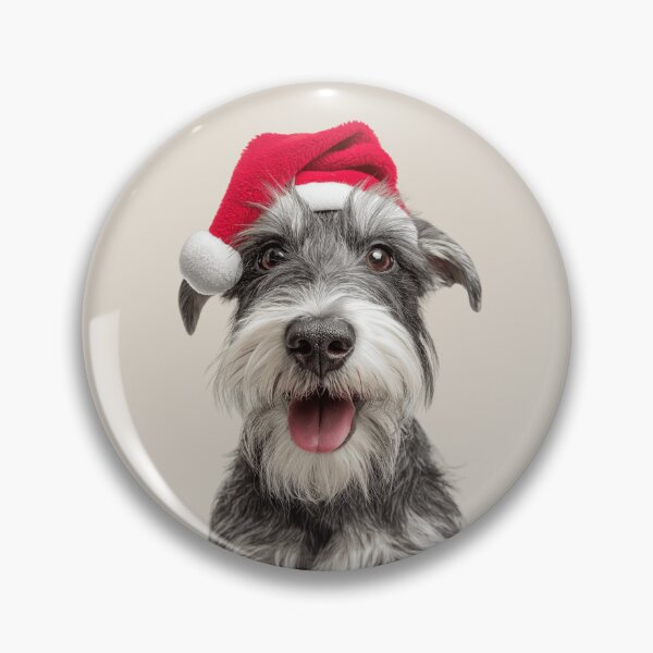 Item preview, Cute Cesky Terrier Christmas Art — Czech Terrier Wearing Santa Hat designed and sold by LazyOwlStore.