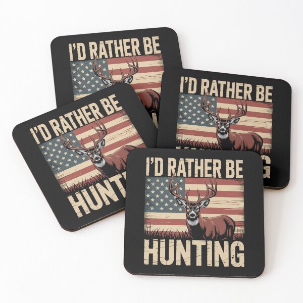 Item preview, I'D Rather Be Hunting designed and sold by JonGogue.