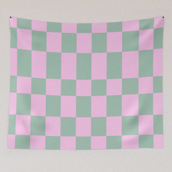 Item preview, Pink and Green Grid Check designed and sold by OneThreeSix.