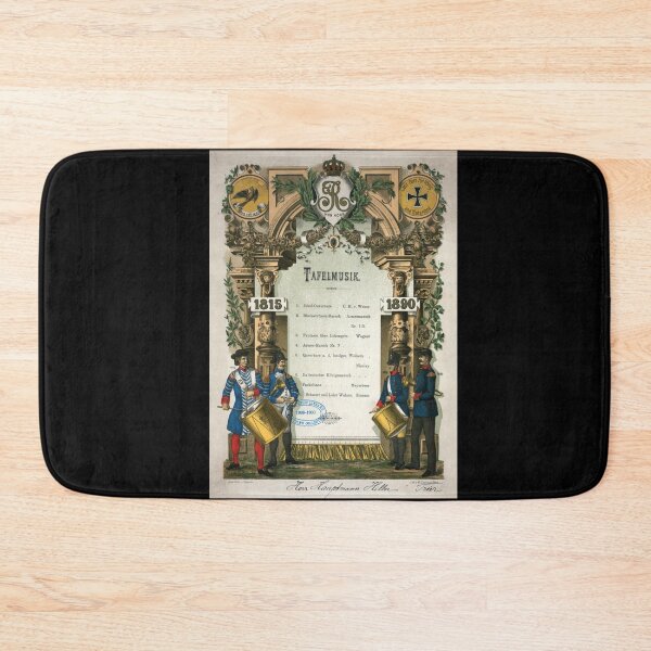 Item preview, Antique Tafelmusik Poster | 19th Century Art Print | Historical Military & Music Themed | Ornate Lithograph | Vintage Decor designed and sold by artofuniverse.