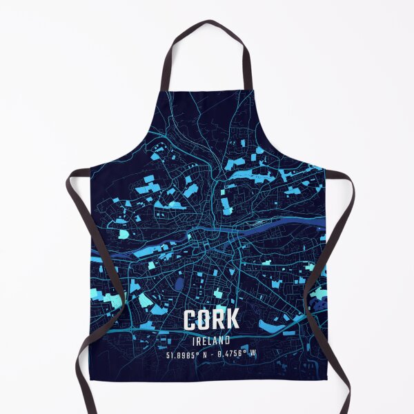 Item preview, Cork Midnight City Map designed and sold by HomeLivingCo.