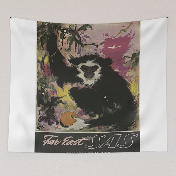 Item preview,  vintage poster far east   designed and sold by allezwagandi.