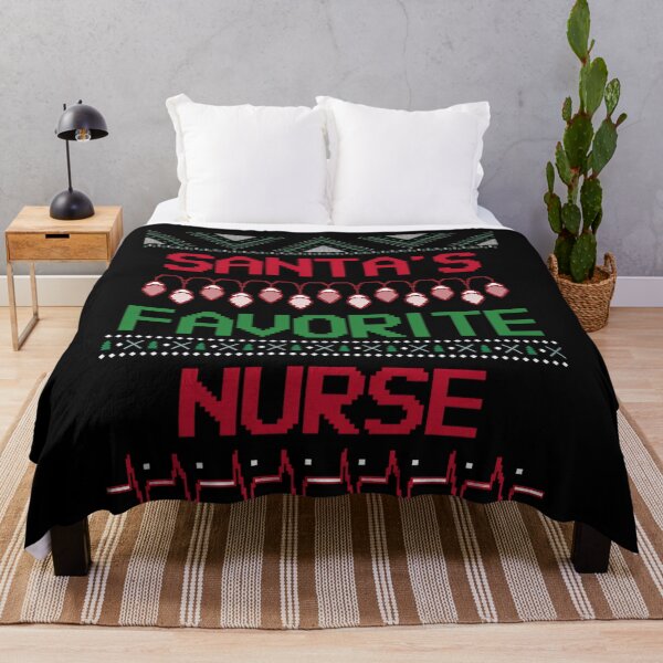 Item preview, Christmas Favorite Nurse Retro Classic Merry Santas Vintage designed and sold by Olincristie.