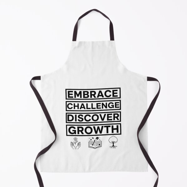Item preview, Embrace Challenge Discover Growth – Motivational Typography designed and sold by Kavya Art.