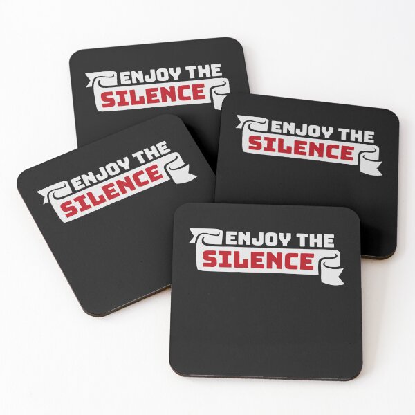 Item preview, Enjoy The Silence Quote Peace Quiet Introvert Peace designed and sold by shirt-o-mat.