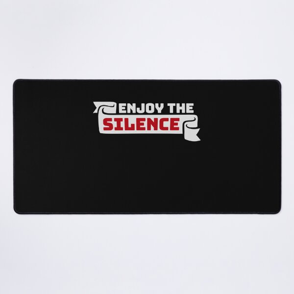 Item preview, Enjoy The Silence Quote Peace Quiet Introvert Peace designed and sold by shirt-o-mat.