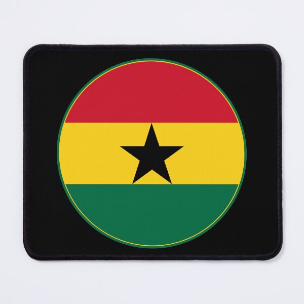 Item preview, Ghana Flag Round Design designed and sold by NTGUILTY.
