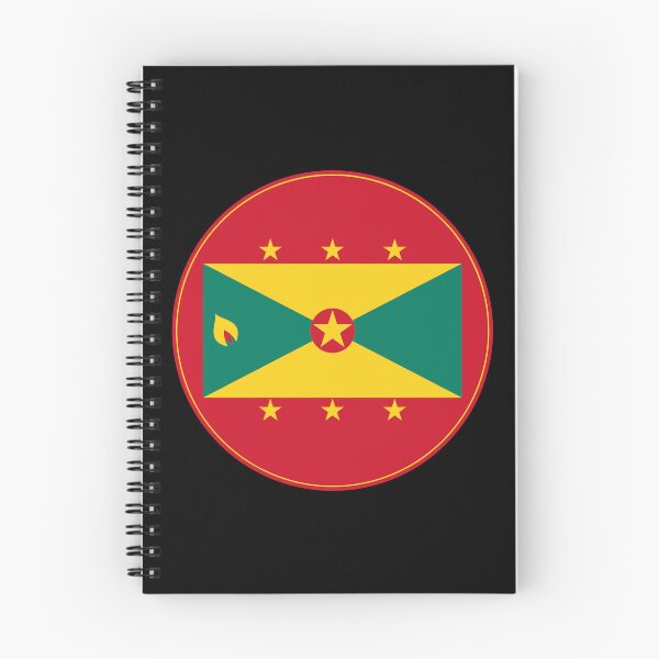 Item preview, Grenada Flag Round Design designed and sold by NTGUILTY.