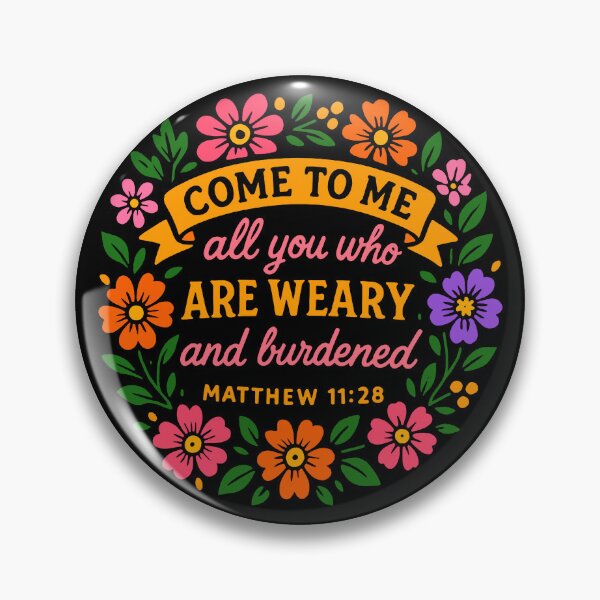 Item preview, Matthew 11:28 Come To Me All You Who Are Weary And Burdened designed and sold by plushism.