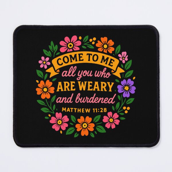 Item preview, Matthew 11:28 Come To Me All You Who Are Weary And Burdened designed and sold by plushism.