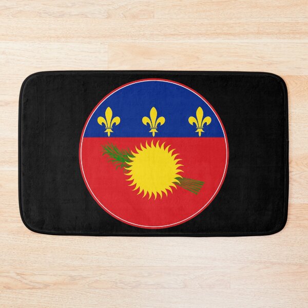 Item preview, Round Guadeloupe Flag Design designed and sold by NTGUILTY.