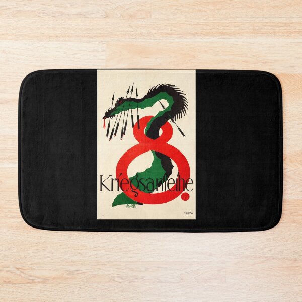 Item preview, Vintage WWI Propaganda Poster | Julius Klinger Art | War Bonds Dragon Design | Art Nouveau Print & Historical Decor designed and sold by artofuniverse.