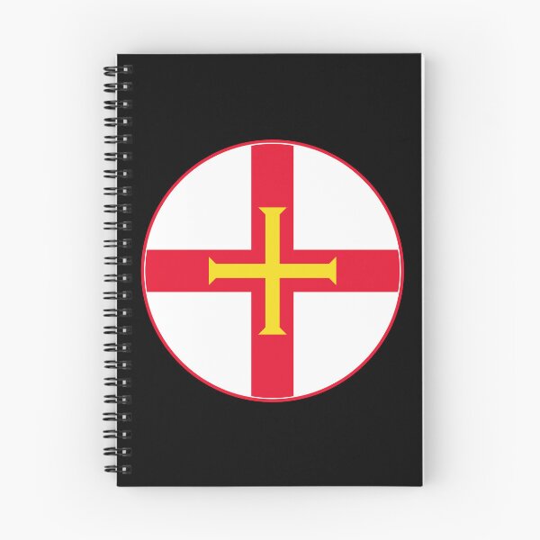 Item preview, Guernsey Flag Round Design designed and sold by NTGUILTY.