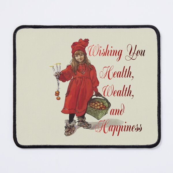 Item preview, Iduna Wishing You Health Wealth And Happiness designed and sold by taiche.