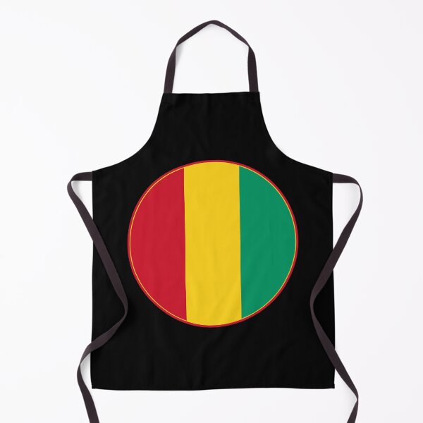 Item preview, Guinea Flag Round Design designed and sold by NTGUILTY.