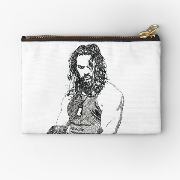 Jason ink drawing movie buff Zipper Pouch