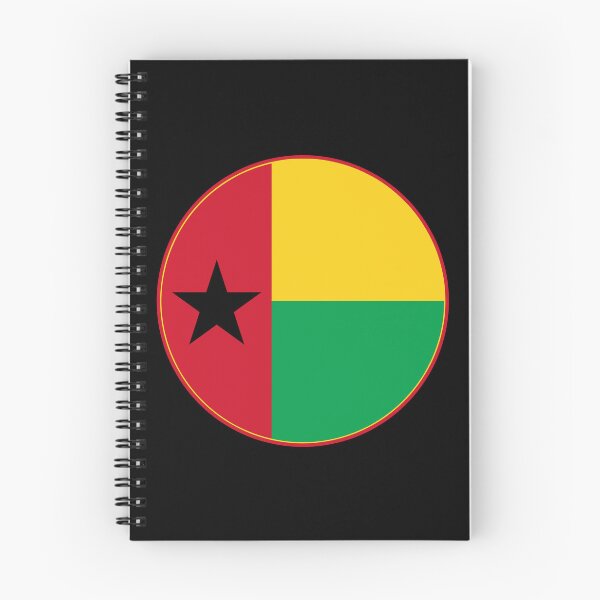 Item preview, Guinea-Bissau Flag Round Design designed and sold by NTGUILTY.