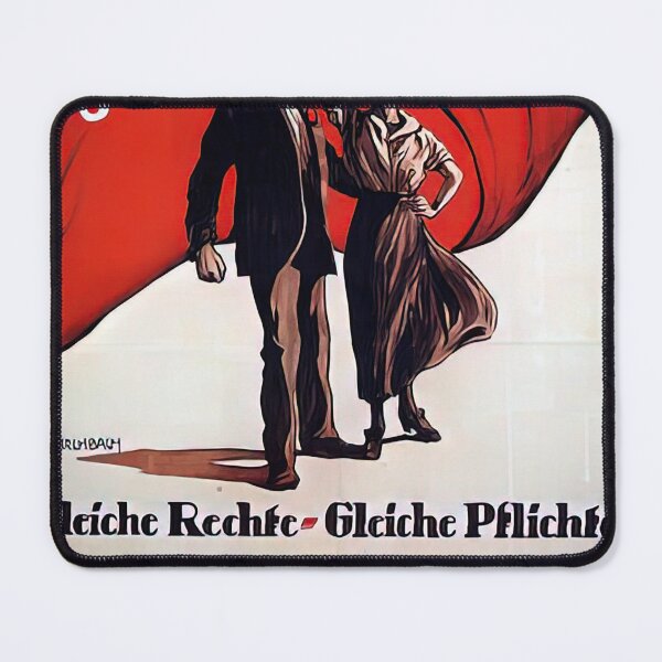 Item preview, vintage poster german womens suffrage designed and sold by allezwagandi.