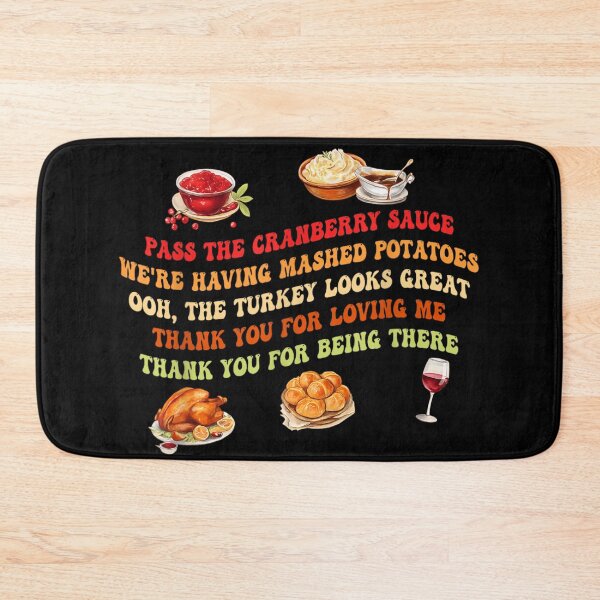 Item preview, Grateful Thanksgiving Dinner Celebration Pass the Food T-shirt Design designed and sold by DogoMalulu.