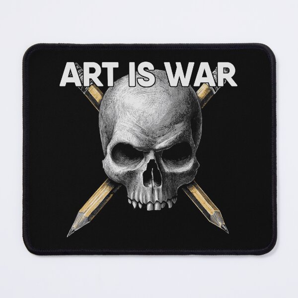 Item preview, Art Is War – Artist design with skulls & pencils designed and sold by drizzd.