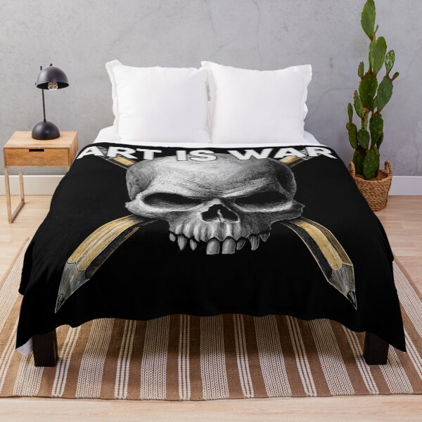 Item preview, Art Is War – Artist design with skulls & pencils designed and sold by drizzd.