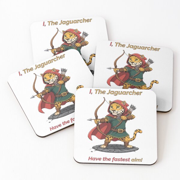 Item preview, The Jaguarcher | Fierce Archer Jaguar RPG Animal designed and sold by Pets & Memes & Stuff.