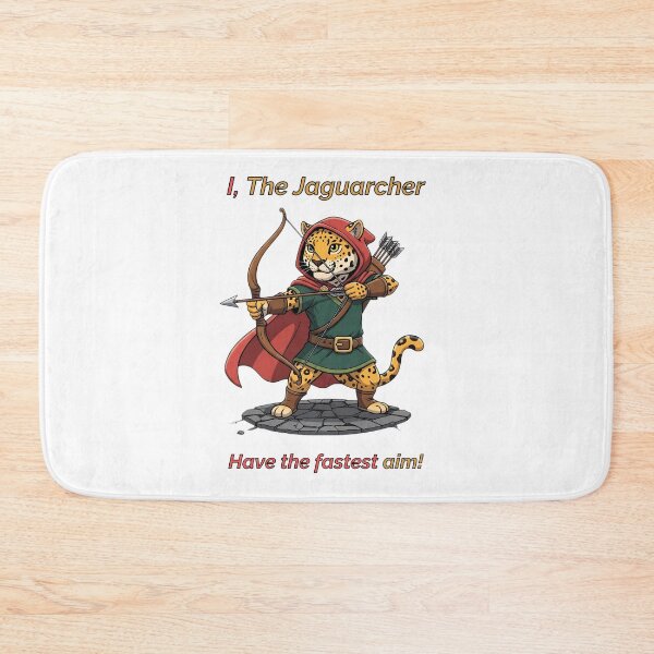 Item preview, The Jaguarcher | Fierce Archer Jaguar RPG Animal designed and sold by Pets & Memes & Stuff.